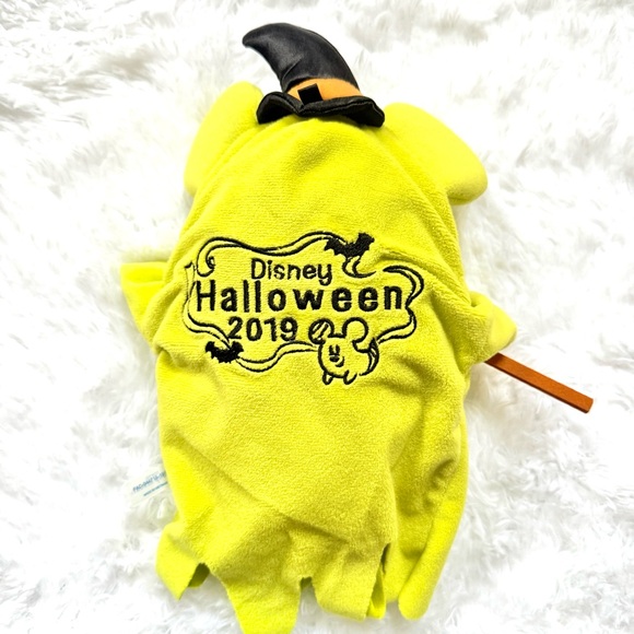 RARE Tokyo Disney Japan Halloween 2019 Ghost Plushie Mickey Mouse Green muppet - Picture 3 of 3